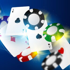 casino chips and cards
